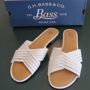 New Bass "Mauve" Slip on Sandals Size 8.5